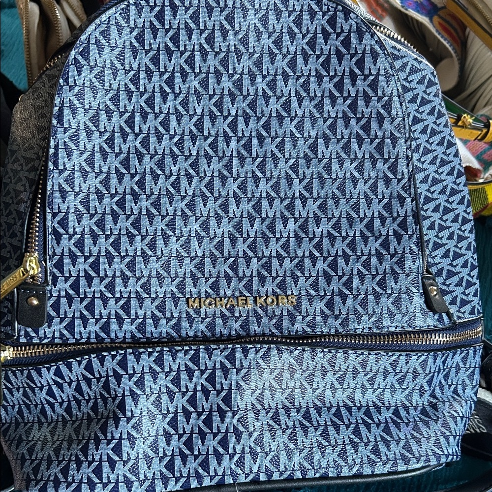 (NOT)Michael Kors Blue Backpack